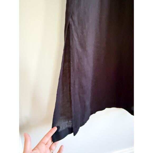 J.CREW | NWT Cabana dress in linen Black | Sz XXS - Picture 8 of 11